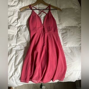 Charlotte Russe Pink skater Dress Size